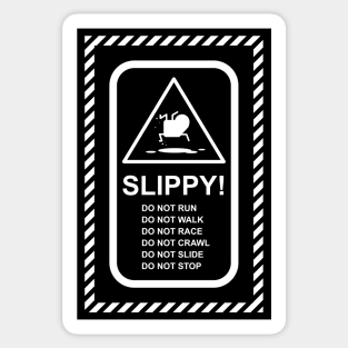 Slippy Sign (White) - Amazing World of Gumball Sticker
